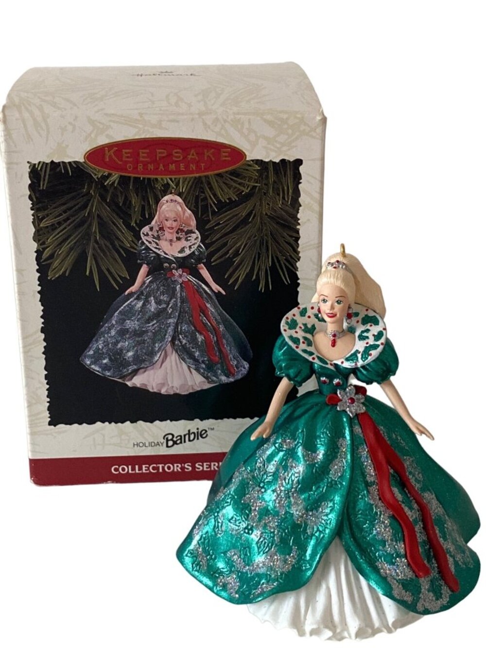 1995 Hallmark Holiday Barbie Keepsake Ornament  Collector Series No 3 Christmas